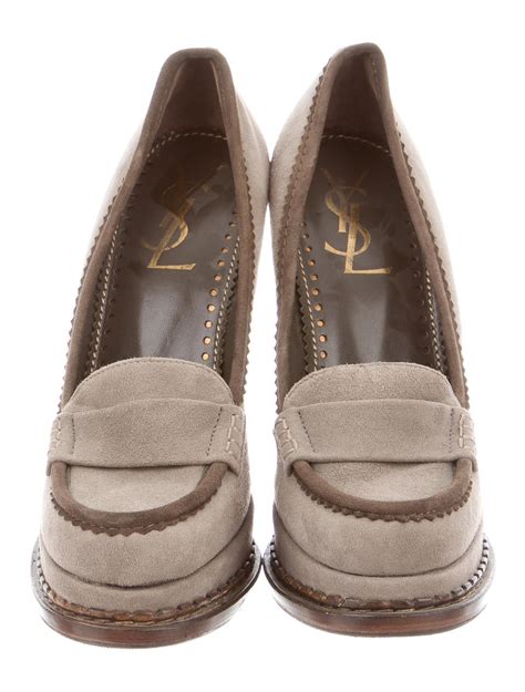 ysl mens suede loafers|saint laurent ladies loafers.